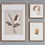 Modern Plant Picture Frame Set 3D model small image 2