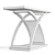 Exotic Espresso X-Shape Console 3D model small image 6