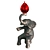 Enchanting Elephant Sculpture 3D model small image 7