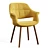 Modern Mid-Century Robyn Dining Chair 3D model small image 1