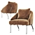 Modern Bahia Armchair: Stylish Comfort for Every Home 3D model small image 3