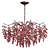 Elegant Gold Crystal Chandelier 3D model small image 2