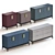 Stylish "Fine" Chests of Drawers 3D model small image 1