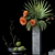 Botanical Bliss: Trio of Indoor Bouquets 3D model small image 4