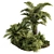 Tropic Oasis Garden Set 3D model small image 1