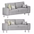 Stylish Indivi Sofa for Modern Interiors 3D model small image 1