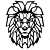 Stylish Lion Wall Decor 3D model small image 1