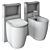 Magicbox by Ceramica Cielo – Stylish Back to Wall WC 3D model small image 2