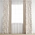Poly Curtain Set: High Quality Model 3D model small image 1