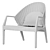Estudiobola Luisa Lounge Chair 3D model small image 6