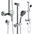 Sleek Vitra Shower System 3D model small image 1