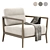 Elegant Carlton Armchair: Perfect Comfort 3D model small image 3