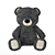 Fluffy Teddy Bear Plush 3D model small image 3