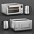 GE Premium Kitchen Set: High-Quality Appliances 3D model small image 2