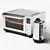 GE Premium Kitchen Set: High-Quality Appliances 3D model small image 9