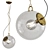 Miconos Chrome Pendant Light by Artemide 3D model small image 1