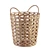 Scandinavian Style Rattan Baskets Set 3D model small image 3