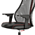 MATCHSPEL Gaming Computer Chair: Ultimate Comfort for Gamers! 3D model small image 2