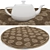 Versatile Rug Set: 8 Stunning Designs 3D model small image 4