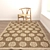 Versatile Rug Set: 8 Stunning Designs 3D model small image 5