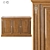 Vintage English Dresser #1 - Elegant Storage Solution 3D model small image 2