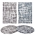 Versatile Rug collection: 8 unique designs 3D model small image 1