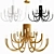 Elegant Empira Chandelier 3D model small image 1