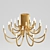 Elegant Empira Chandelier 3D model small image 2