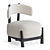 Elegant Ash Dalya Armchair: A Patricia Urquiola Masterpiece 3D model small image 1