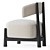 Elegant Ash Dalya Armchair: A Patricia Urquiola Masterpiece 3D model small image 2