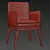 Cassoni Candy Chair: Italian Designed Sweet Seating 3D model small image 2