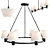 Dazzling Dahlia Chandelier Collection 3D model small image 1