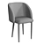 Millie Metal OM: Stylish and Comfortable Chair 3D model small image 5