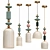 Candy Chandelier: Odeon Light 4861 1B 3D model small image 1