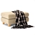 SK Design VITTORIO MT Pouf: Stylish and Versatile 3D model small image 3