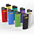 Sleek BIC Lighter with 8 Color Options 3D model small image 3