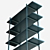 Ariake Skyladder Shelves 3D model small image 2