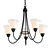 Modern Kichler Nicholson 5 Pendant 3D model small image 1