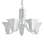 Sleek Black Chandelier: Agilis Collection 3D model small image 2