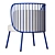 Nabi Armchair: Ultimate Comfort 3D model small image 5