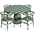 Elegant Rossella Oak Table & Wagner Chair 3D model small image 4