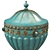 Vintage Gold Patina Vase 3D model small image 4