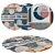 Round Rugs Set: Versatile 3D Models 3D model small image 5