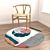 Round Rugs Set: Versatile 3D Models 3D model small image 3