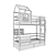 Country House Bunk Bed 3D model small image 4