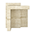 Chic Travertine Accent Table: Modern Minimalism 3D model small image 1