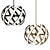 Swirl LED Pendant Light 3D model small image 1