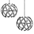 Swirl LED Pendant Light 3D model small image 2