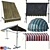 Versatile Awning Set Kit - Vol.09 3D model small image 7