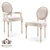 Luxury Handcrafted Milano Chair 3D model small image 1